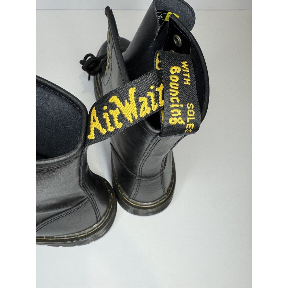 NWOT Doc Martens Zavala Lace Up Combat Ankle Boot Unisex 8L 7M AW004 Goth Punk - Picture 8 of 11